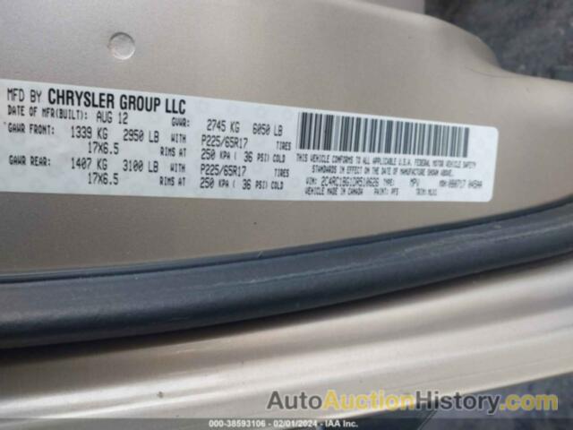 CHRYSLER TOWN AND COUNTRY TOURING, 2C4RC1BG1DR510626