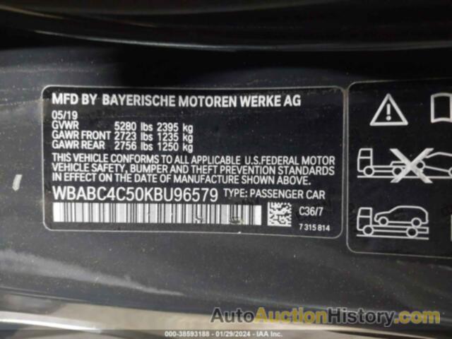 BMW M850I XDRIVE, WBABC4C50KBU96579