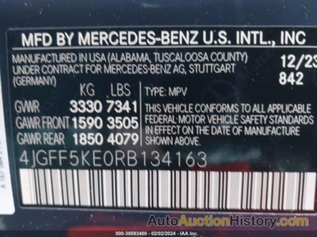 MERCEDES-BENZ GLS 450 4MATIC, 4JGFF5KE0RB134163