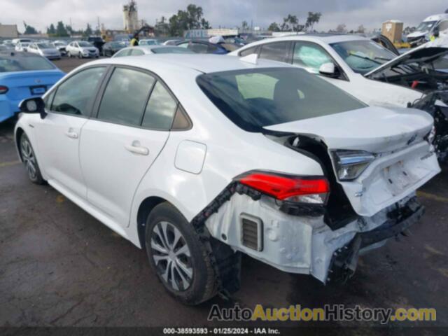 TOYOTA COROLLA HYBRID LE, JTDEBRBEXLJ014001