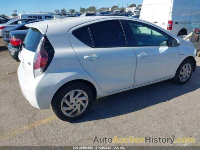 TOYOTA PRIUS C ONE, JTDKDTB33F1583754