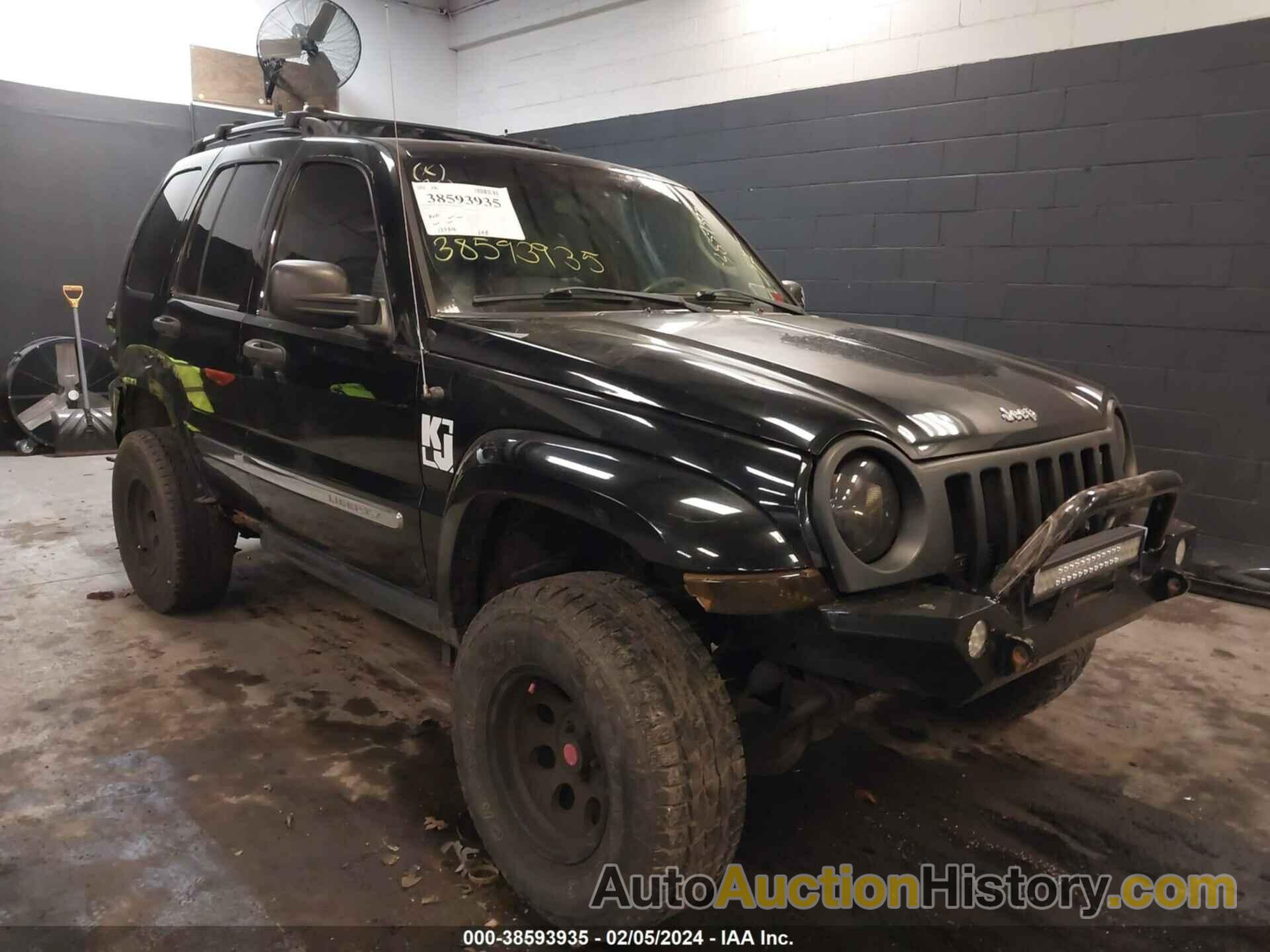 JEEP LIBERTY LIMITED EDITION, 1J4GL58K76W272313