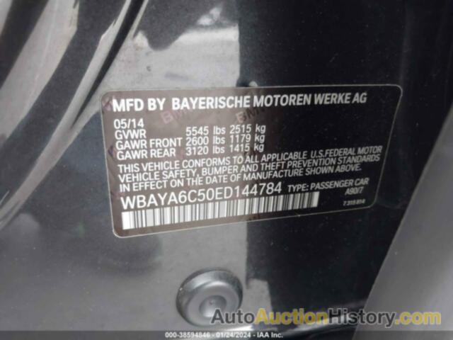 BMW 740I, WBAYA6C50ED144784