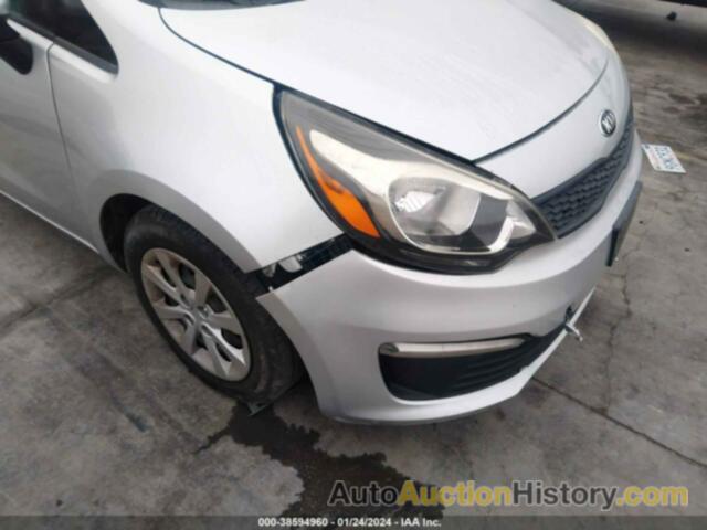 KIA RIO LX, KNADM4A39H6117295