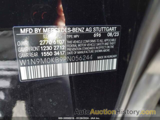 MERCEDES-BENZ EQB 300 SUV 4MATIC, W1N9M0KB9PN056244