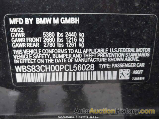 BMW M5, WBS83CH00PCL56028