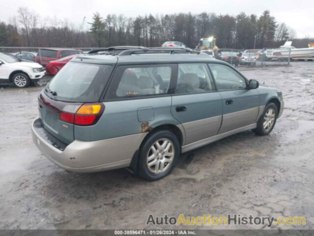 SUBARU LEGACY OUTBACK, 4S3BH665X17649580