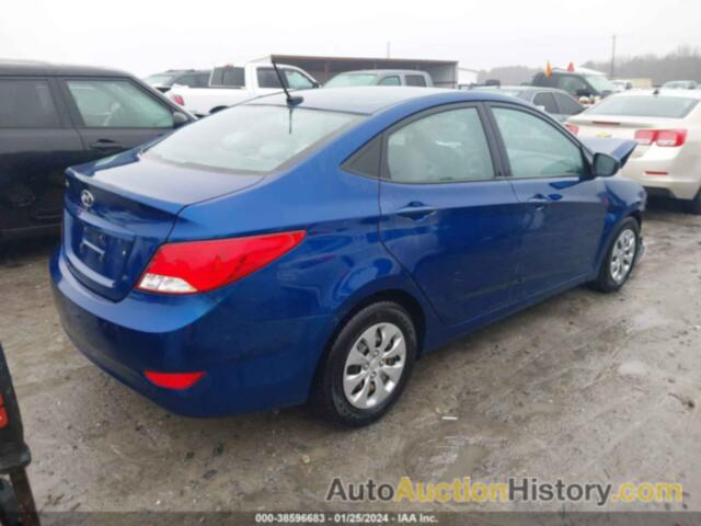 HYUNDAI ACCENT SE, KMHCT4AEXHU251887