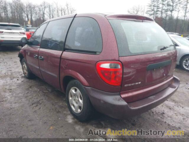 DODGE CARAVAN SE, 1D4GP25B33B111279