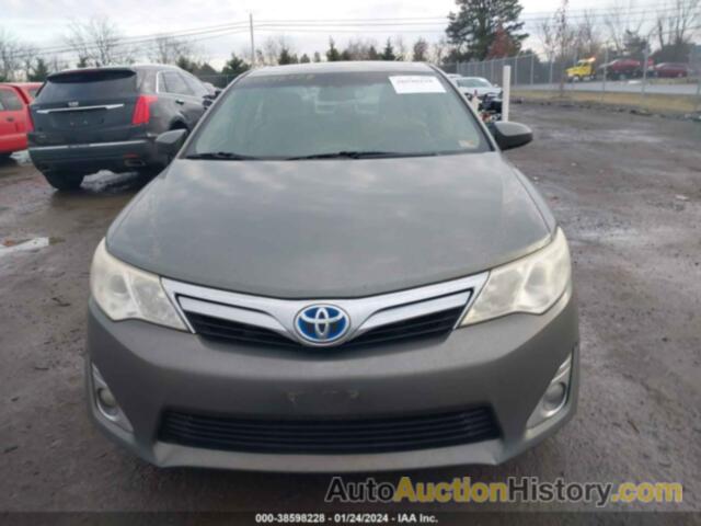 TOYOTA CAMRY HYBRID XLE, 4T1BD1FK8CU037933