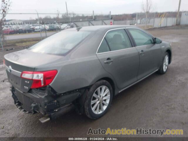 TOYOTA CAMRY HYBRID XLE, 4T1BD1FK8CU037933