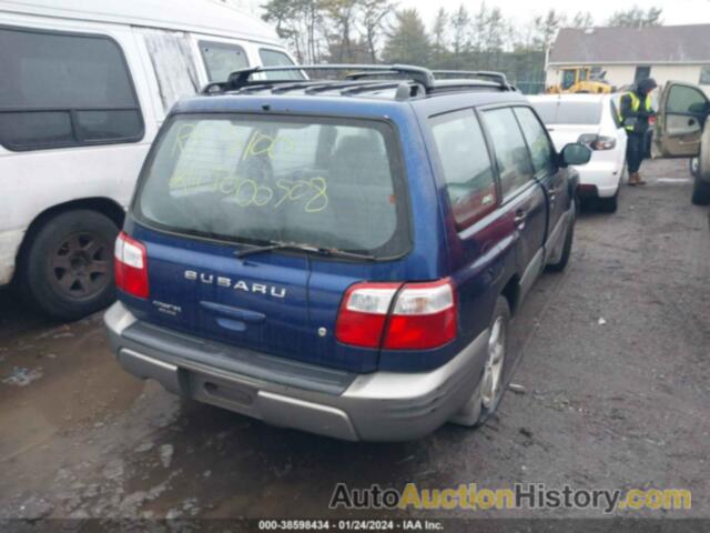 SUBARU FORESTER S, JF1SF65521H748658