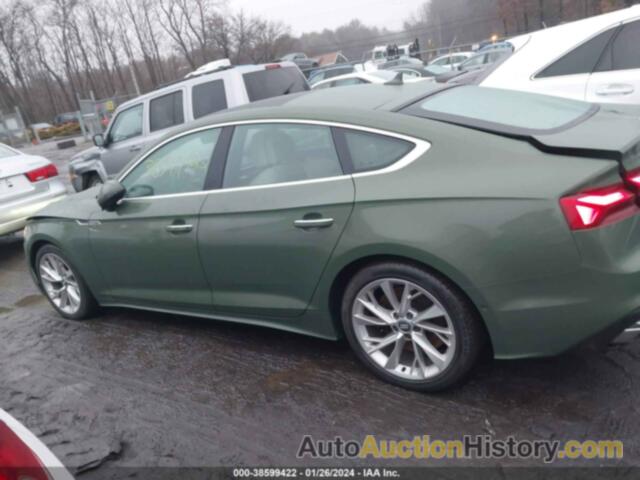 AUDI A5 SPORTBACK PRESTIGE 45 TFSI QUATTRO S TRONIC, WAUBNCF55LA019038