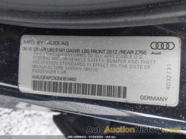 AUDI A6 2.0T PREMIUM PLUS, WAUGFAFC9GN083460