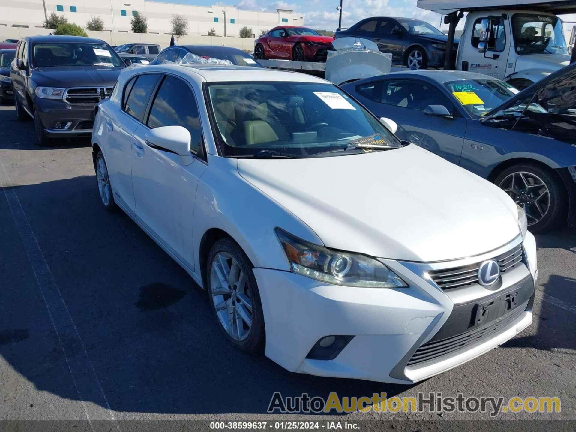 LEXUS CT 200H, JTHKD5BH7E2183744