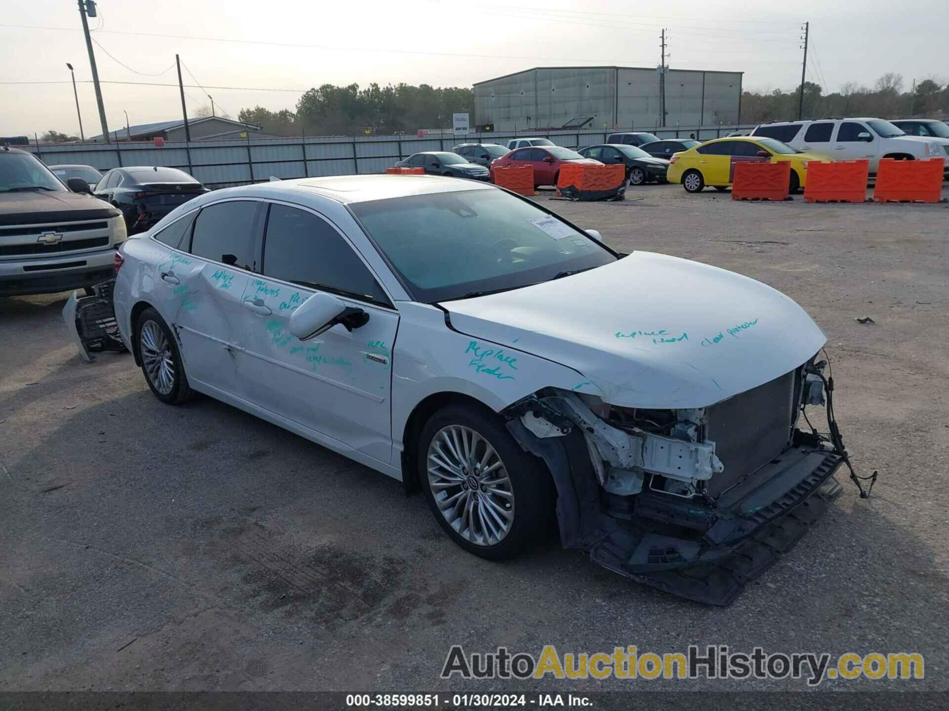 TOYOTA AVALON HYBRID LIMITED, 4T1B21FB8KU003785