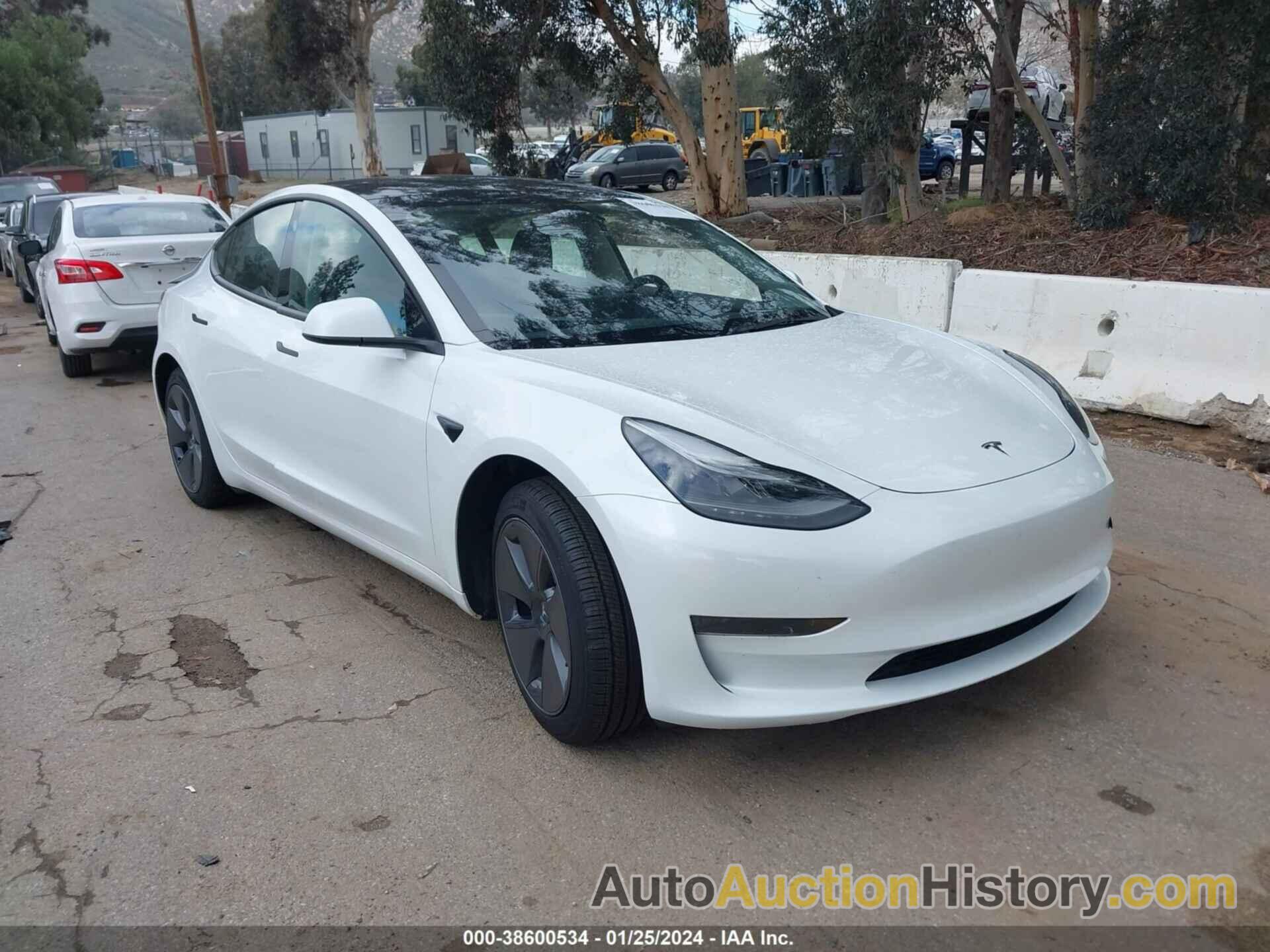 TESLA MODEL 3 REAR-WHEEL DRIVE, 5YJ3E1EA8PF486784