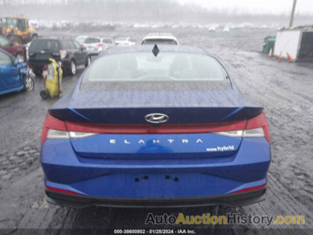 HYUNDAI ELANTRA HYBRID BLUE, KMHLM4AJ4PU082748