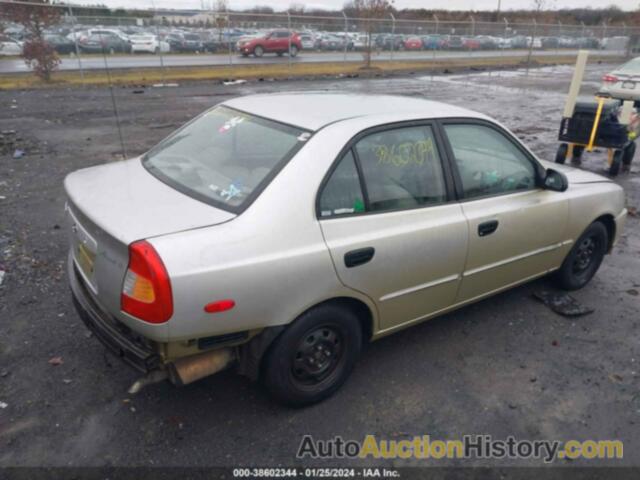 HYUNDAI ACCENT GL, KMHCG45G3YU136306