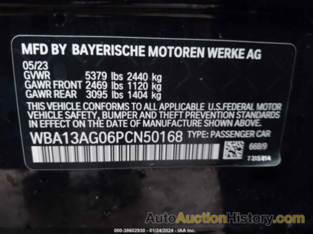 BMW 530E, WBA13AG06PCN50168