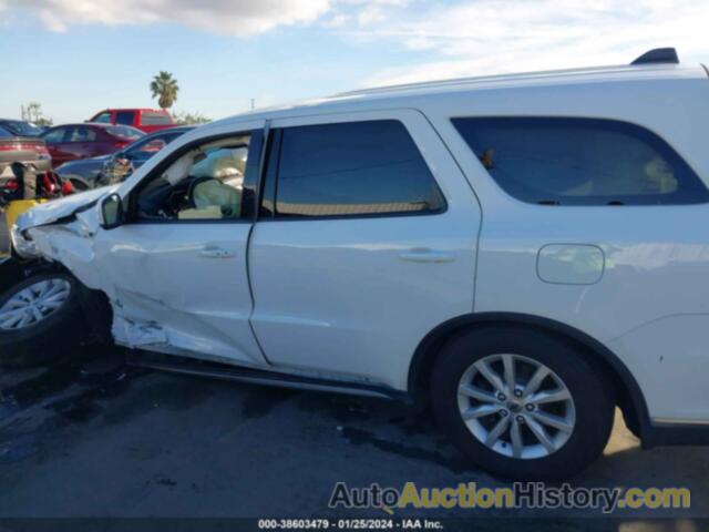 DODGE DURANGO SXT RWD, 1C4RDHAG7KC604541