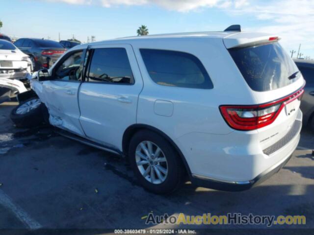 DODGE DURANGO SXT RWD, 1C4RDHAG7KC604541