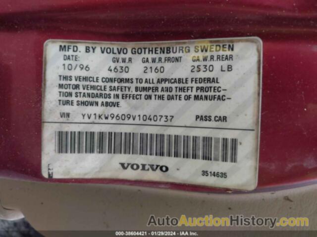 VOLVO 960, YV1KW9609V1040737