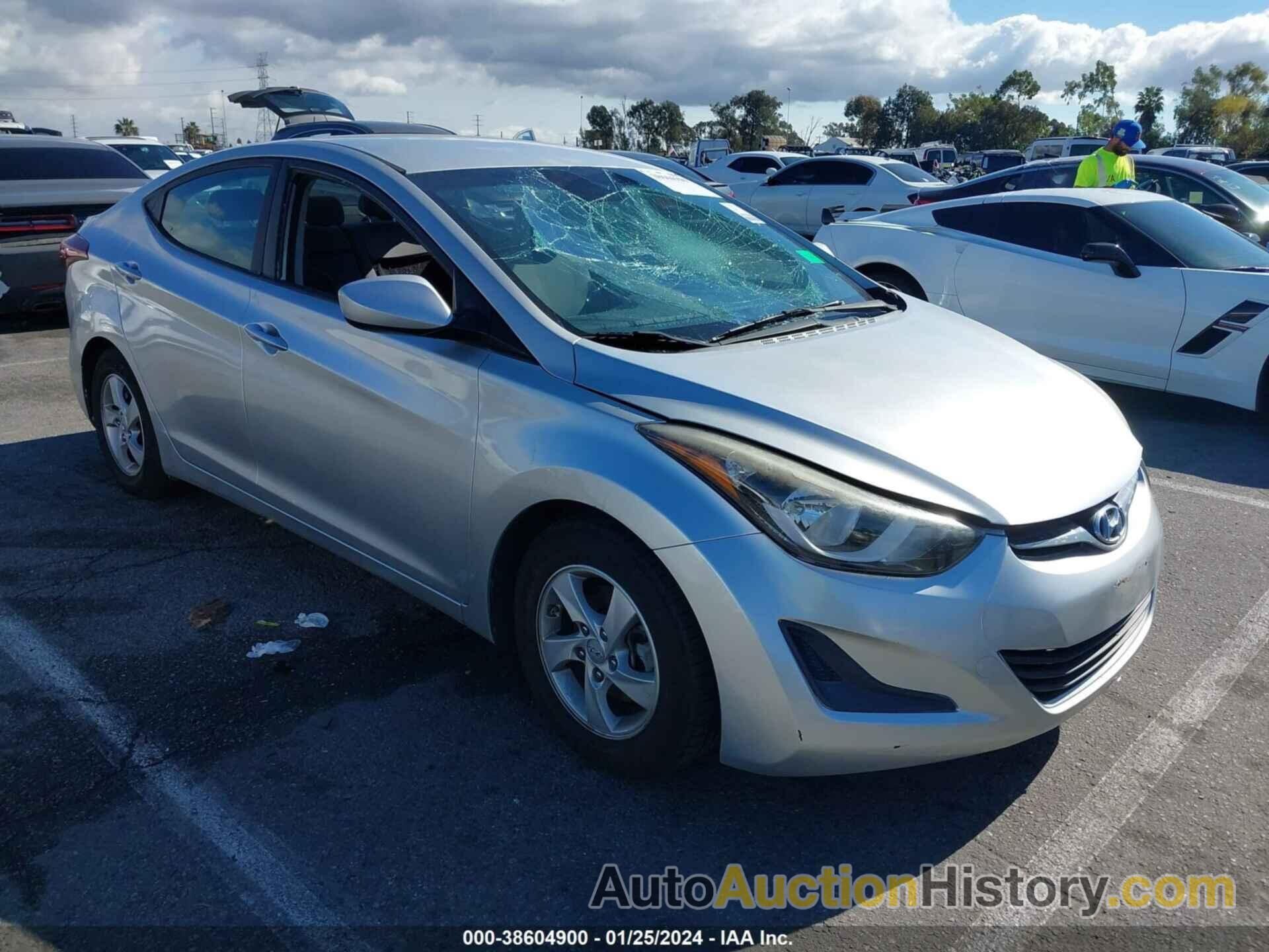 HYUNDAI ELANTRA SE (ULSAN PLANT), KMHDH4AE2FU437720