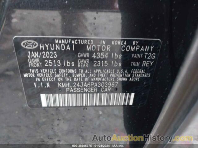 HYUNDAI SONATA SE, KMHL24JA6PA303967