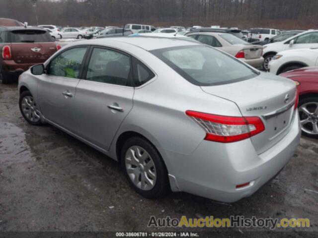 NISSAN SENTRA S, 3N1AB7AP1DL724665