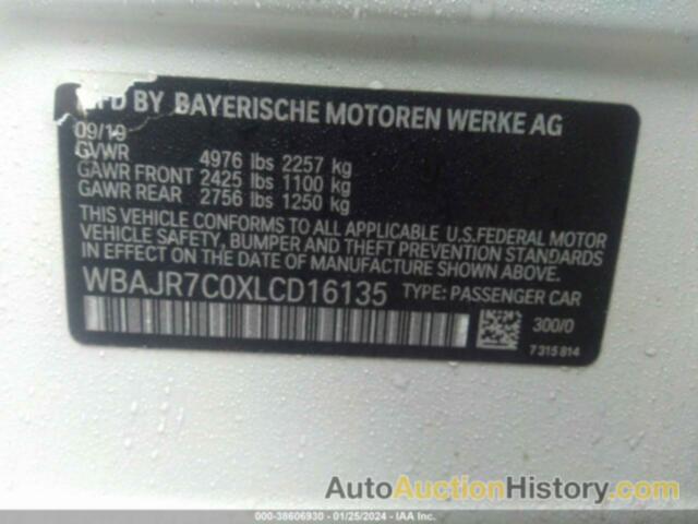 BMW 530 XI, WBAJR7C0XLCD16135