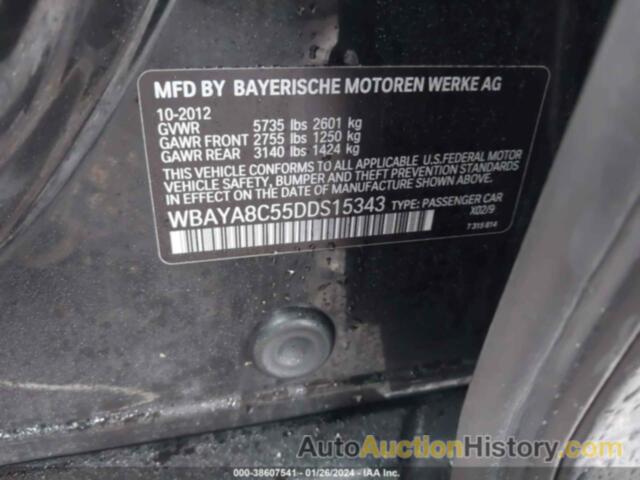 BMW 750I, WBAYA8C55DDS15343
