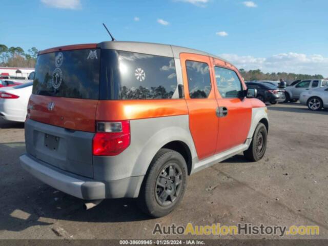 HONDA ELEMENT LX, 5J6YH18345L014161