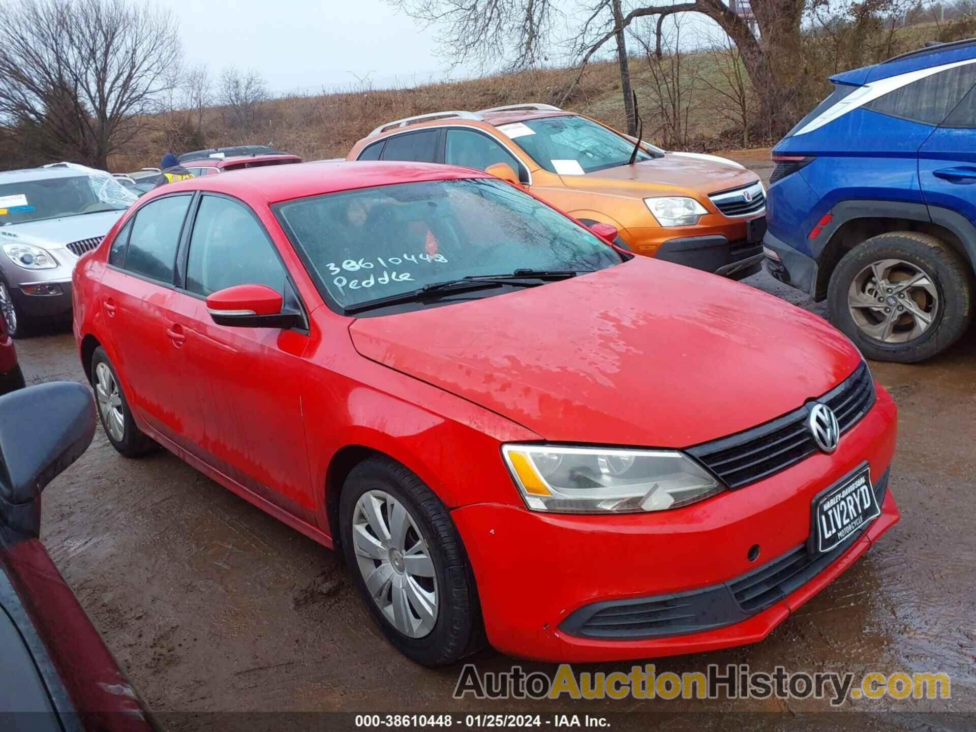 VOLKSWAGEN JETTA 1.8T SE, 3VWD17AJ4EM423728