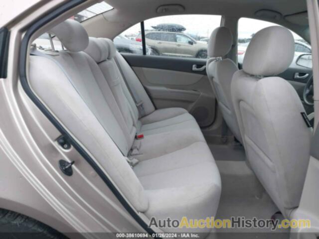 HYUNDAI SONATA GLS, 5NPET46C38H370430