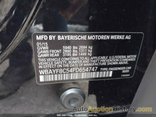 BMW 750LI XDRIVE, WBAYF8C54FD654747