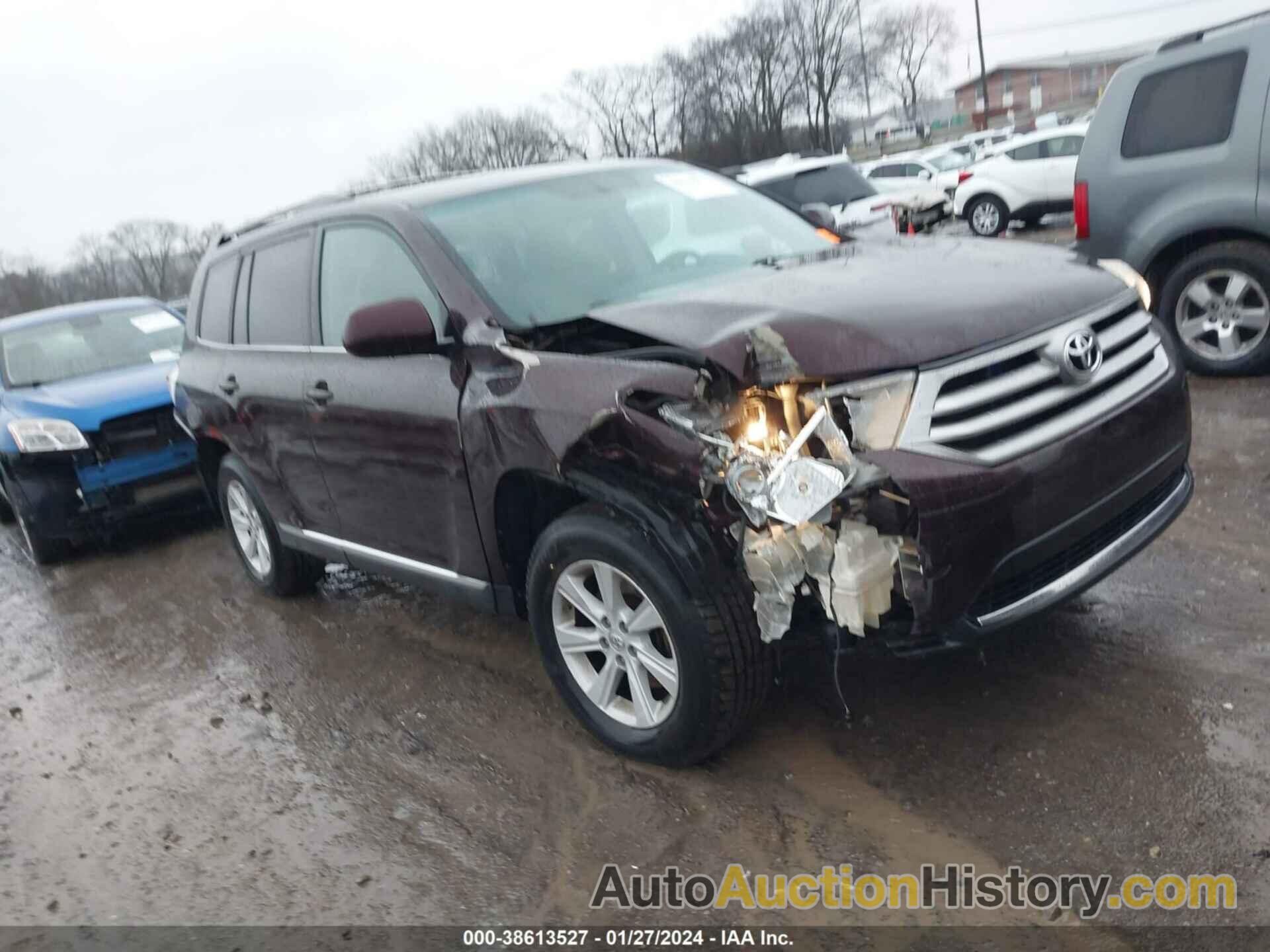 TOYOTA HIGHLANDER PLUS/SE, 5TDBK3EH6DS244502