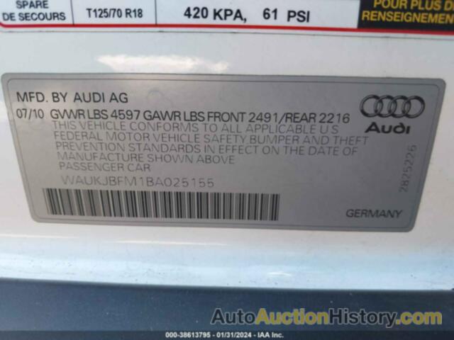 AUDI A3 2.0 TDI PREMIUM, WAUKJBFM1BA025155