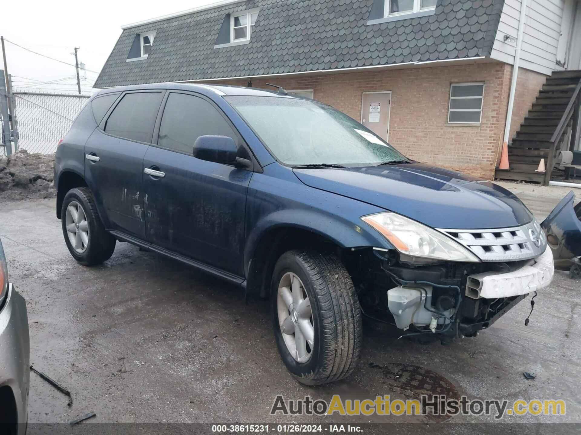 NISSAN MURANO SE, JN8AZ08T13W120467