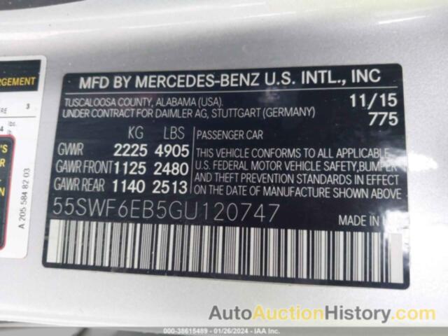 MERCEDES-BENZ C 450 AMG 4MATIC, 55SWF6EB5GU120747