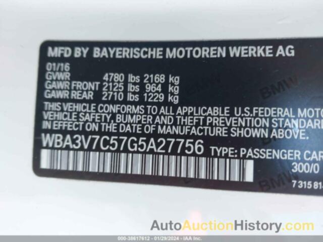 BMW 428 I SULEV, WBA3V7C57G5A27756