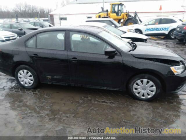 VOLKSWAGEN JETTA 2.0L S, 3VW2K7AJ4FM333985