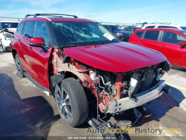 TOYOTA HIGHLANDER XLE, 5TDGZRBH3NS182454