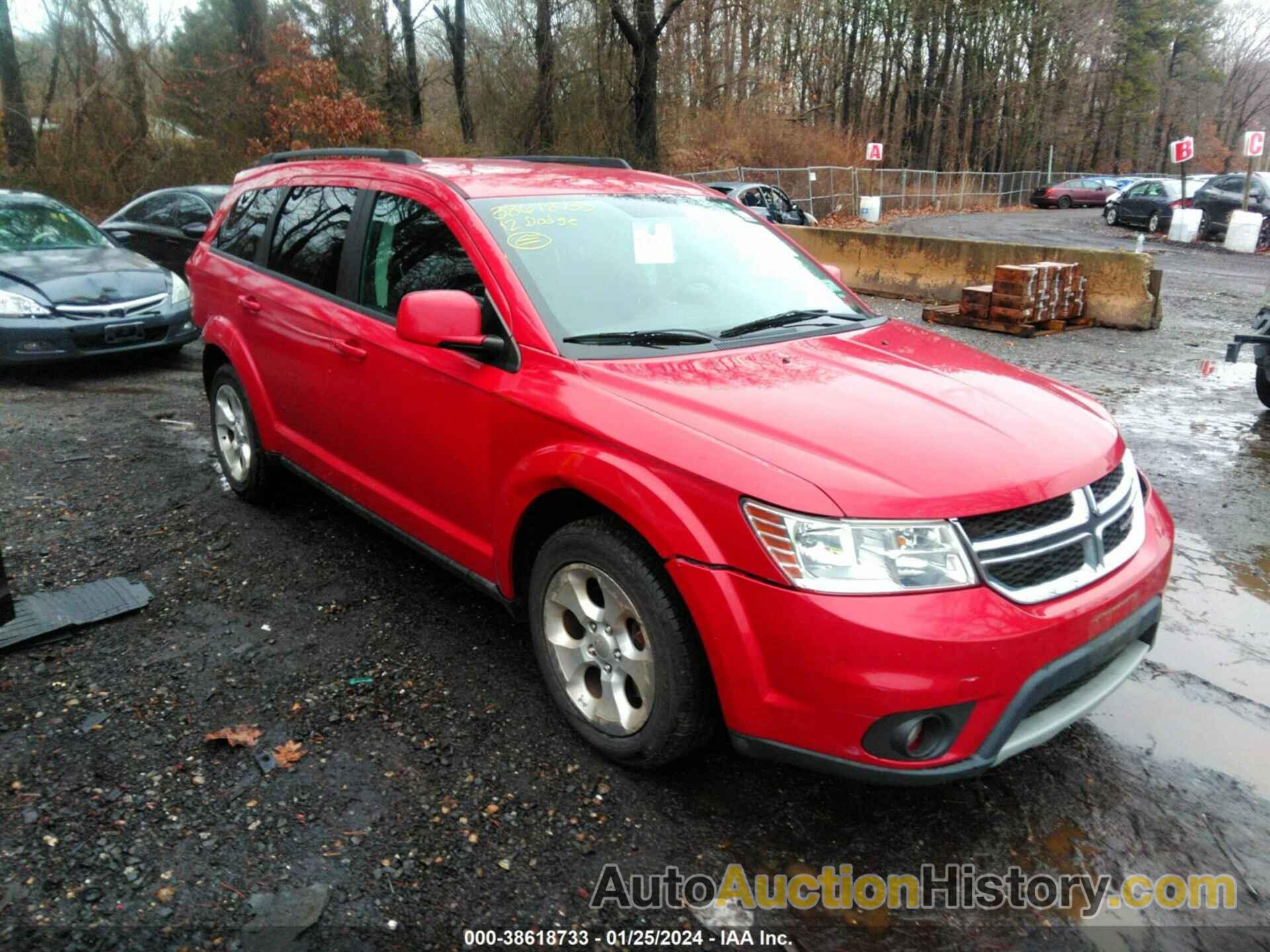 DODGE JOURNEY SXT, 3C4PDCBG7CT341336