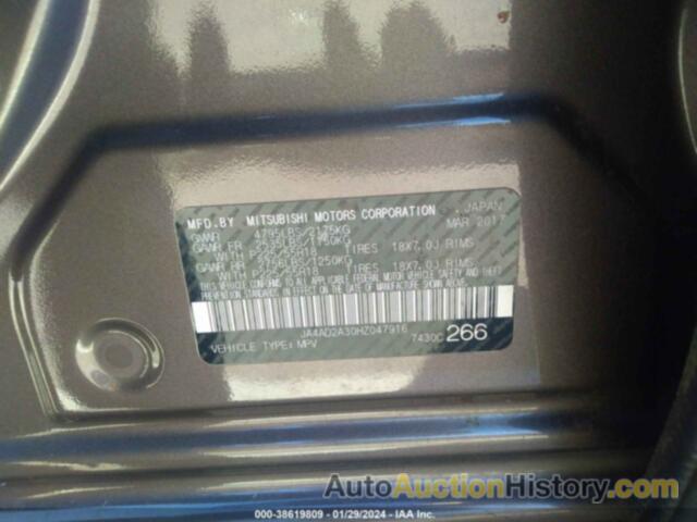 MITSUBISHI OUTLANDER ES, JA4AD2A30HZ047916