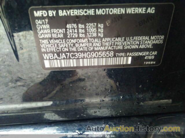 BMW 530 XI, WBAJA7C39HG905658