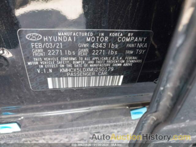 HYUNDAI IONIQ PLUG-IN HYBRID LIMITED, KMHCX5LDXMU250179