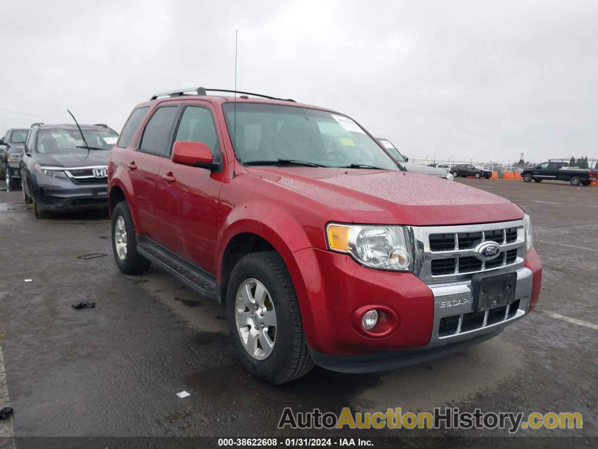 FORD ESCAPE LIMITED, 1FMCU0EG2CKC85778