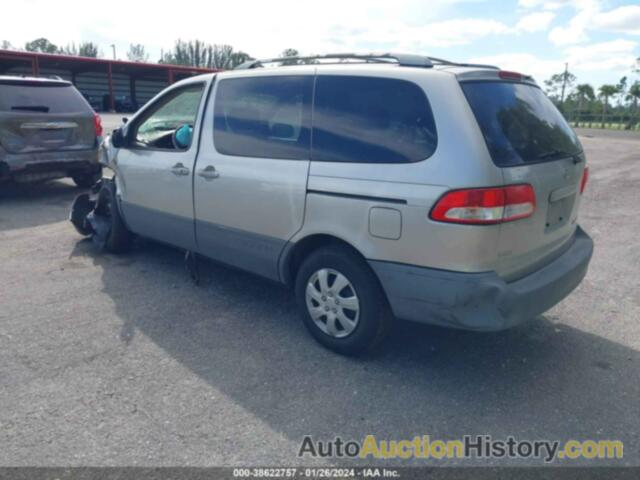 TOYOTA SIENNA CE, 4T3ZF19C32U416129