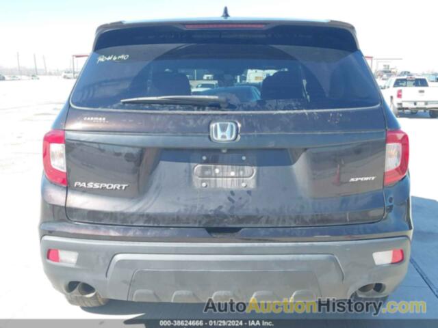 HONDA PASSPORT SPORT, 5FNYF7H25KB005277